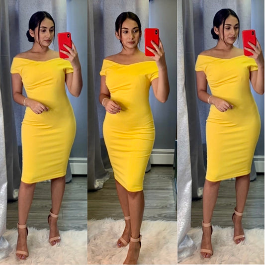 Irene Dress (Yellow)