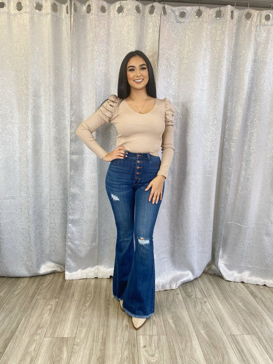 Silvia Top (Beige)