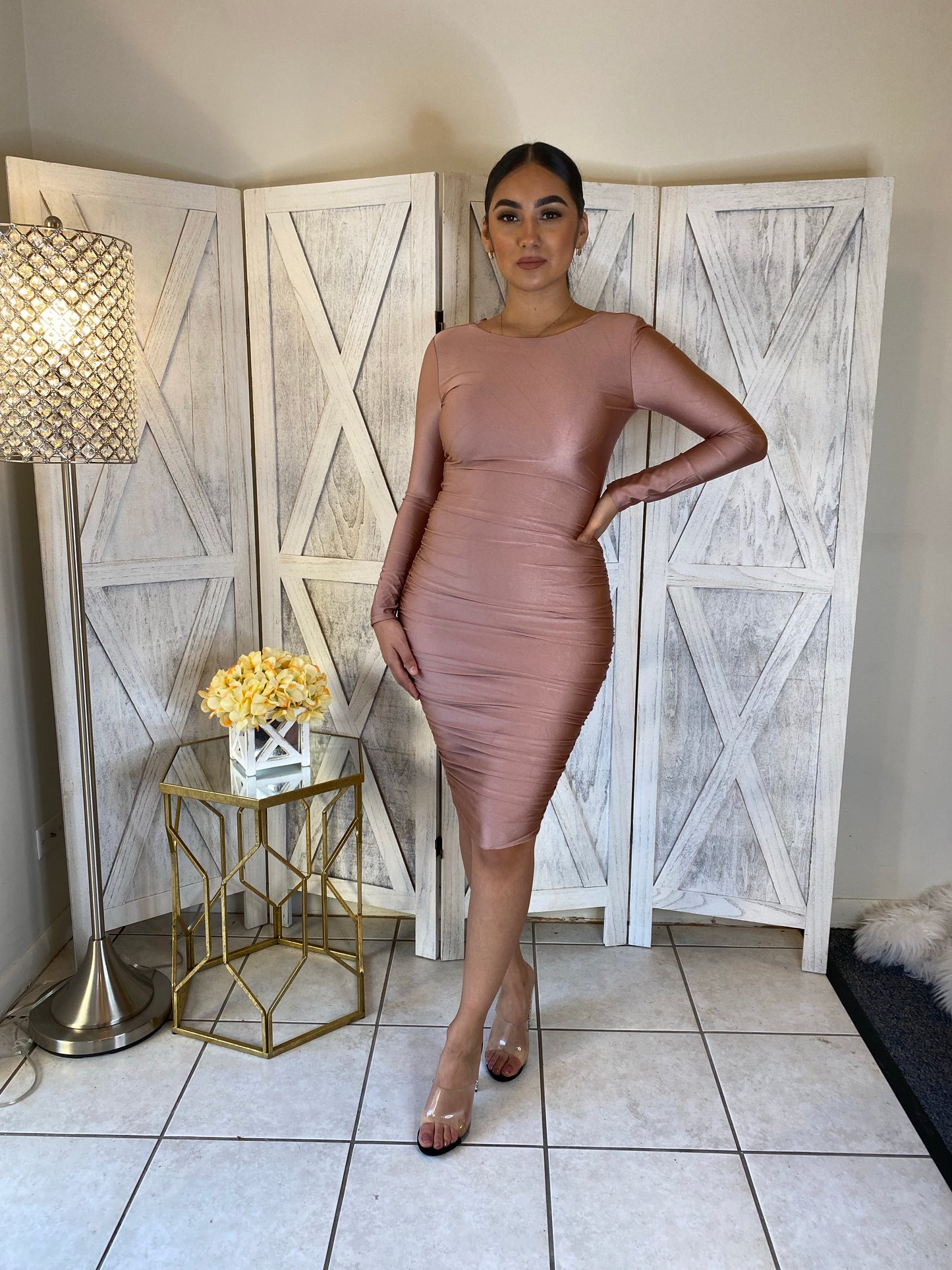 Yris Dress (Pink)