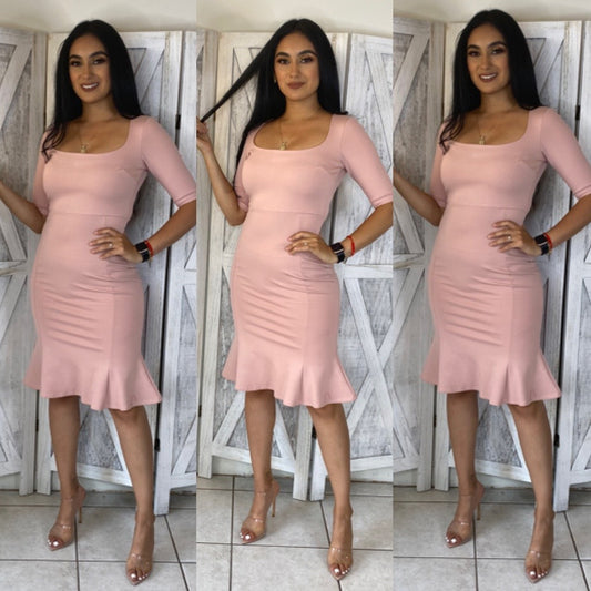 Mayren Dress (Pink)