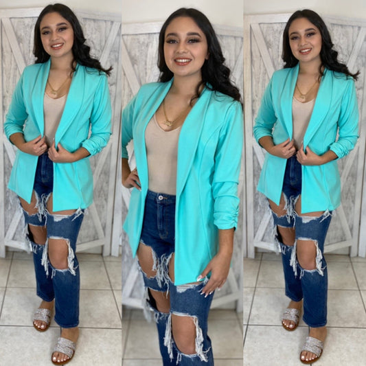 Julian Boyfriend Blazer (Mint)