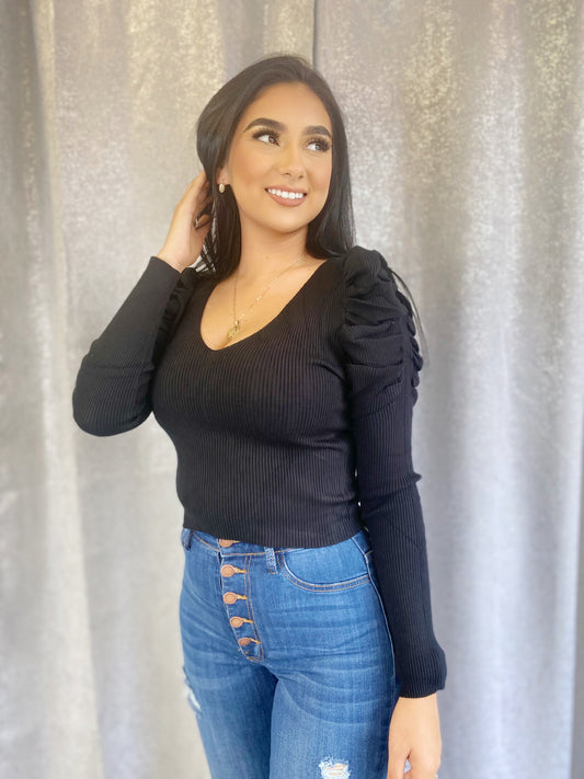 Silvia Top (Black)