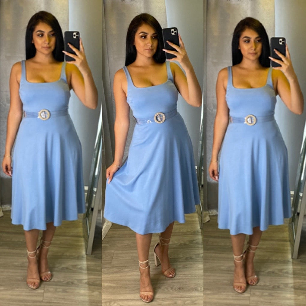 Summer Breeze Dress (Blue)