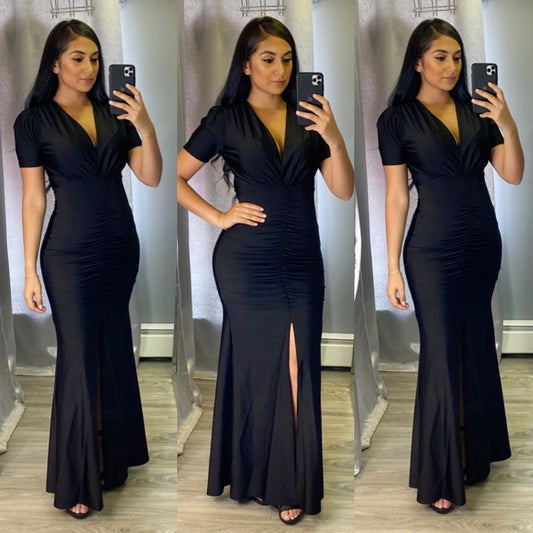 Sabrina Couture Dress (Black)