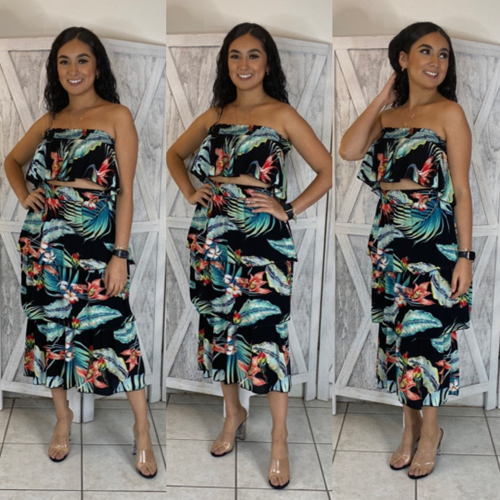 Capri Skirt Set