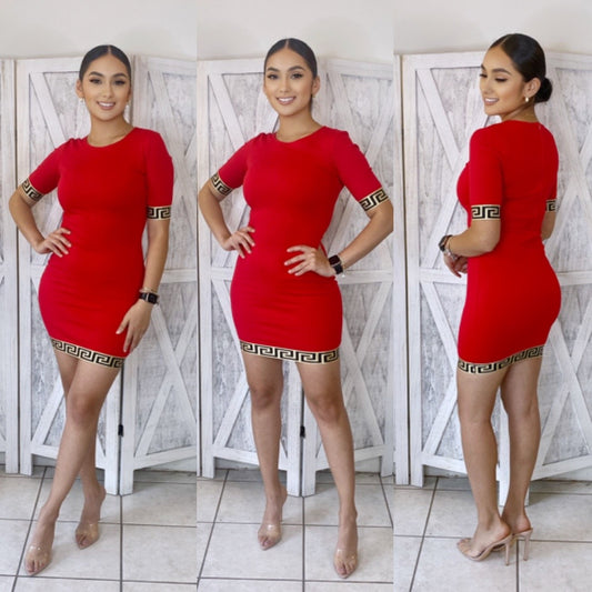 Leonela Dress (Red)