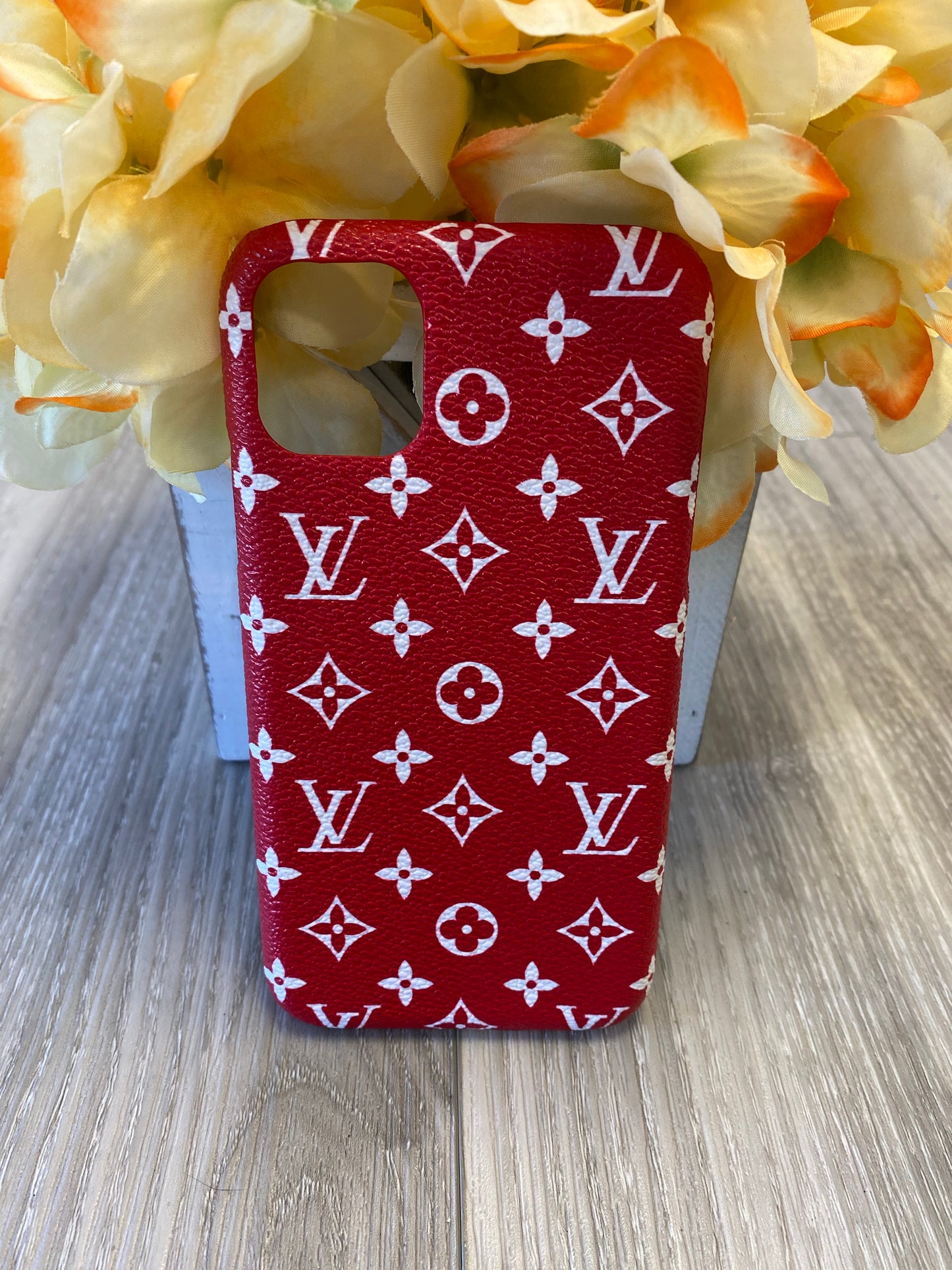 LV Case iPhone 11 (Red) – Bellisima Fashion Boutique