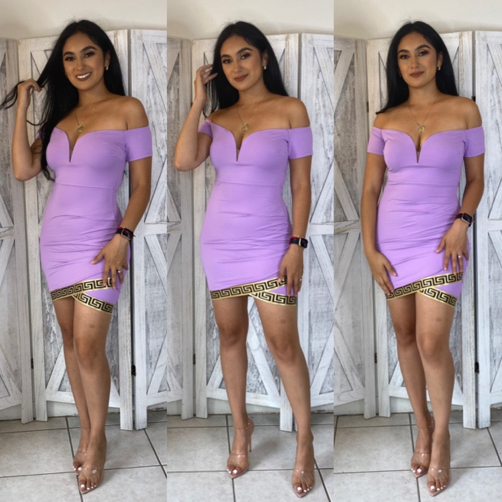 Lydia Dress -Lilac