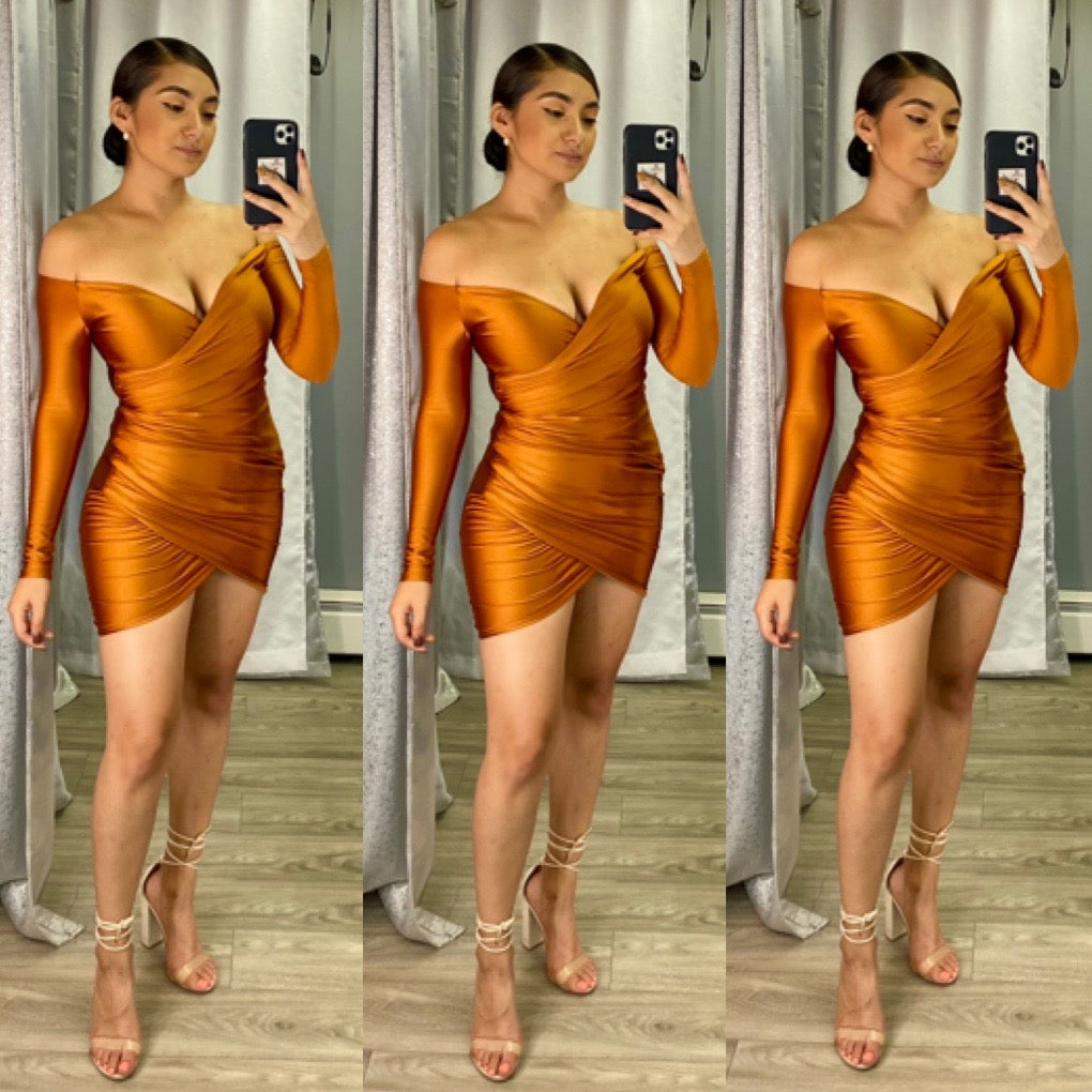 Gracie Dress (Copper)