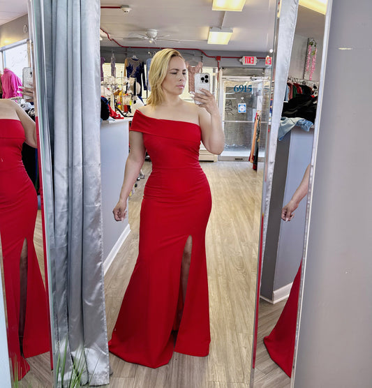 Azalea Couture Dress (Red)
