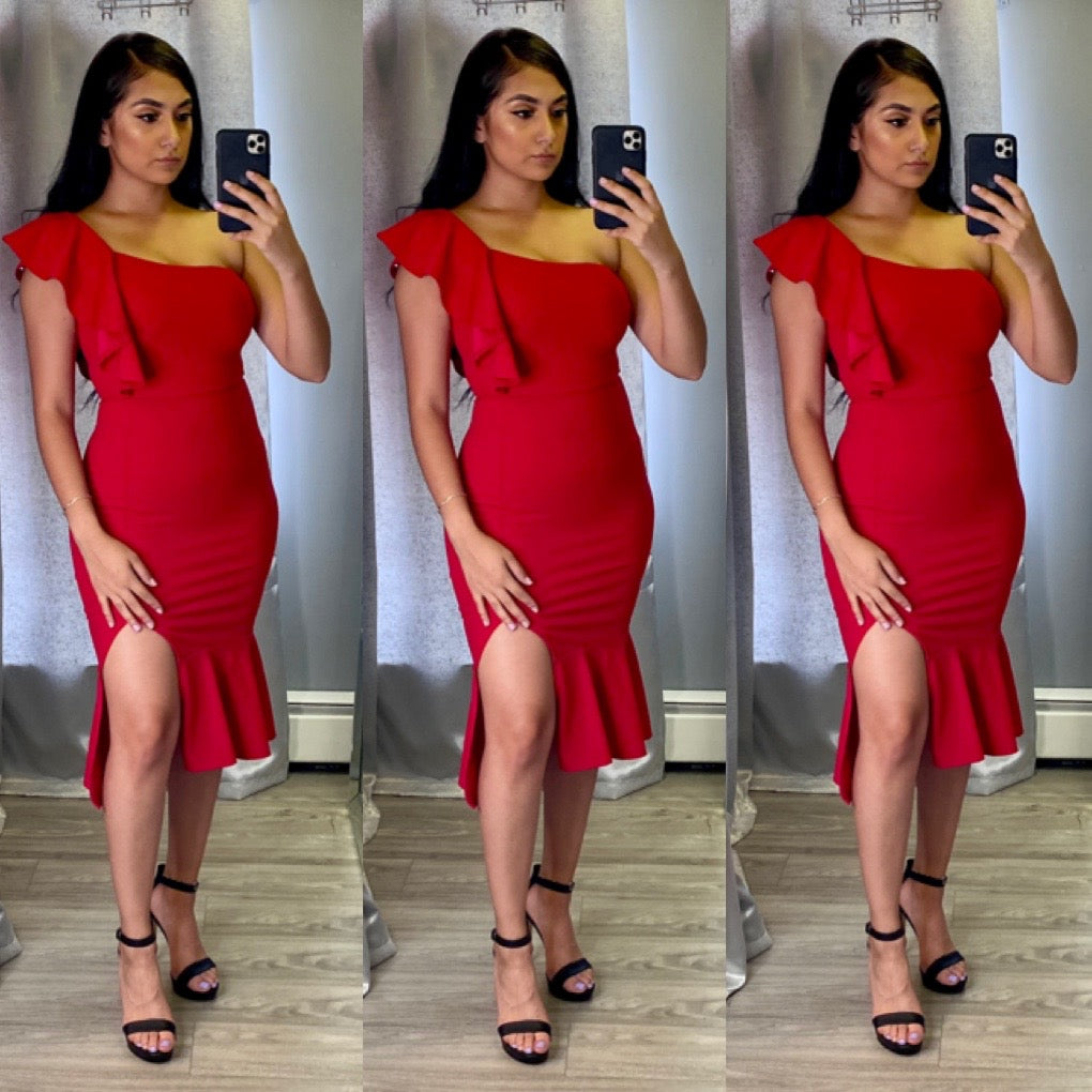 Cindy Dress (Red)