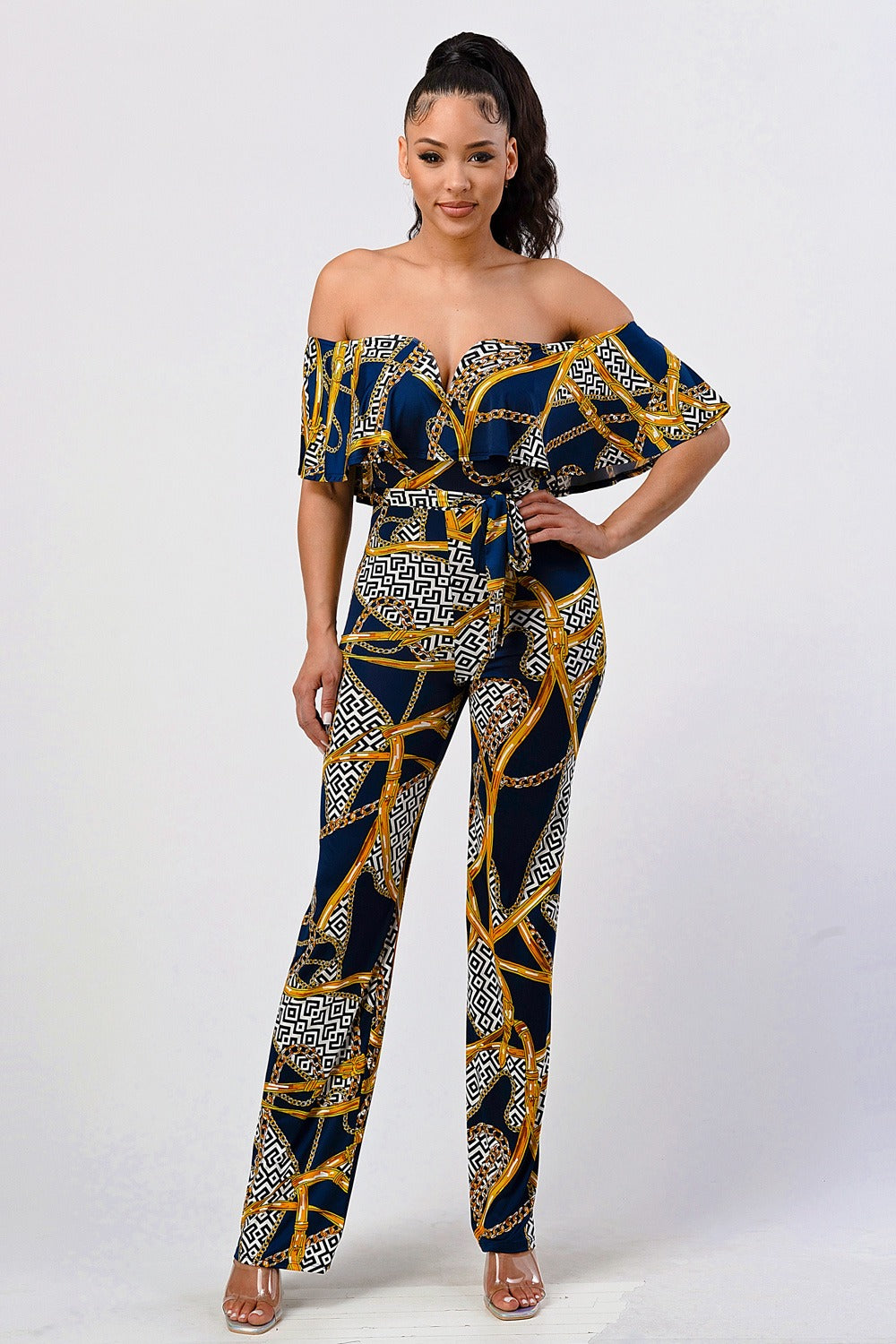 Weekend Off Jumpsuit - Navy