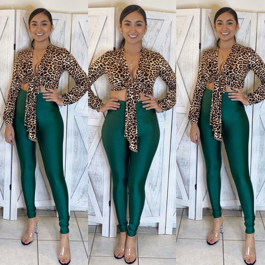 Classic Look Leggings (H Green)