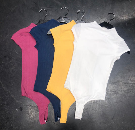 Uptown Girl Bodysuit (Magenta)