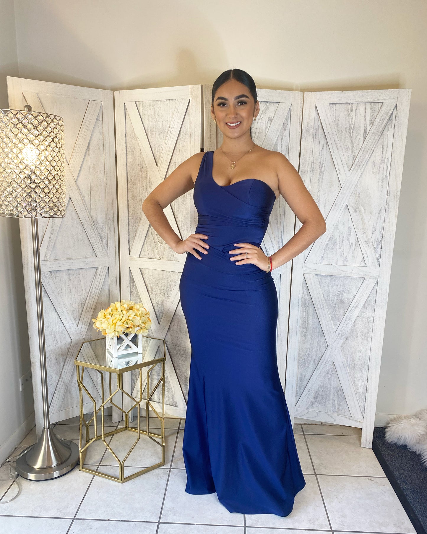 Keeping It Classy Dress (Navy)